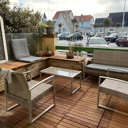 Agréable appartement et terrasse à 2 pas de la mer Wimereux Extérieur photo