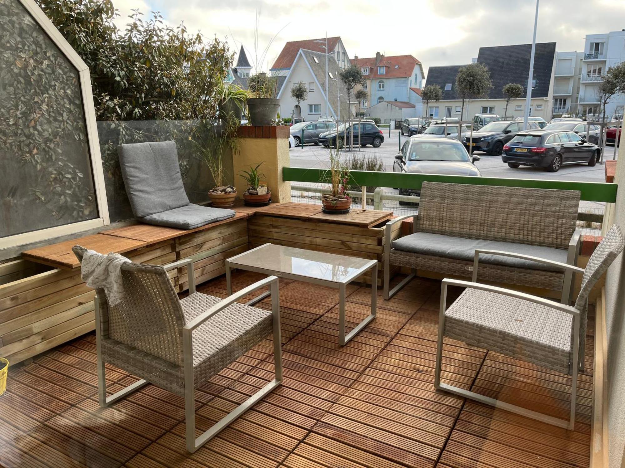 Agréable appartement et terrasse à 2 pas de la mer Wimereux Extérieur photo